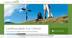 Desktop Screenshot of landhaus-jakob.at